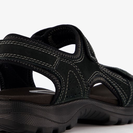 ECCO Onroads W leren dames wandelsandalen zwart