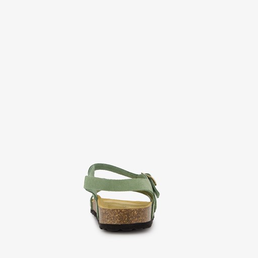 Leren dames sandalen groen