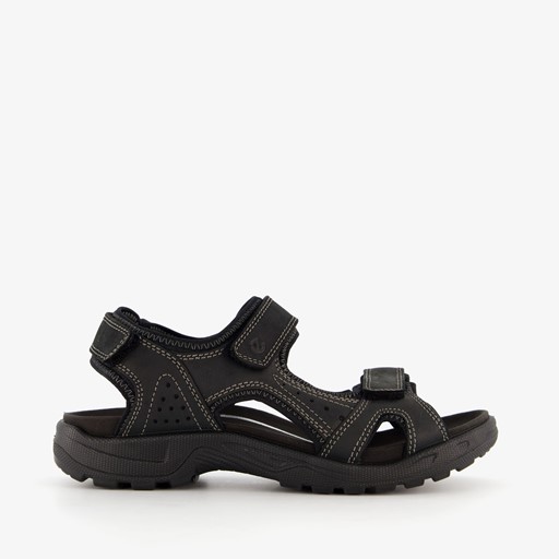 ECCO Onroads leren heren wandelsandalen zwart