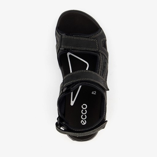 ECCO Onroads leren heren wandelsandalen zwart