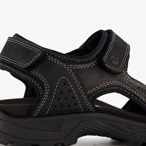 ECCO Onroads leren heren wandelsandalen zwart