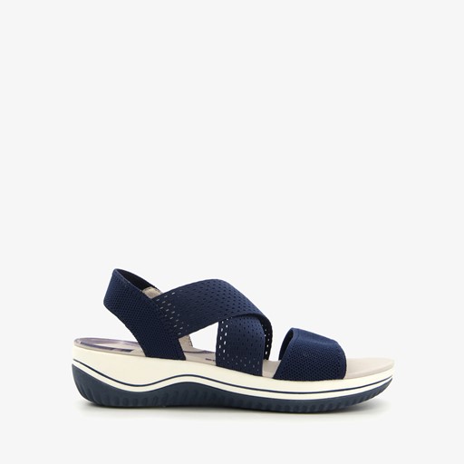 Dames sandalen met elastische bandjes