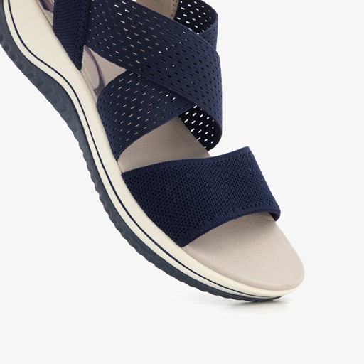 Dames sandalen met elastische bandjes