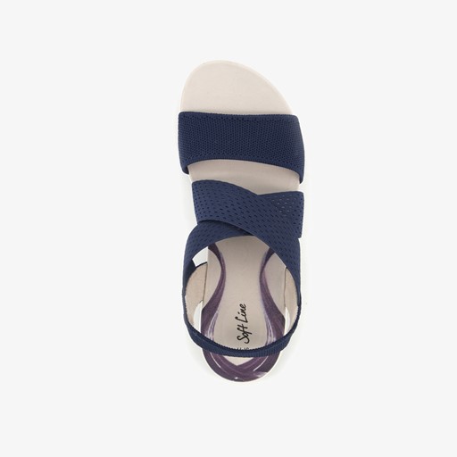 Dames sandalen met elastische bandjes