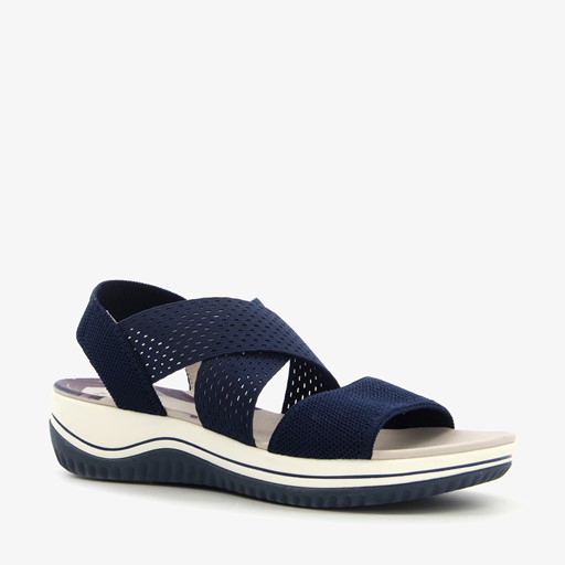 Dames sandalen met elastische bandjes