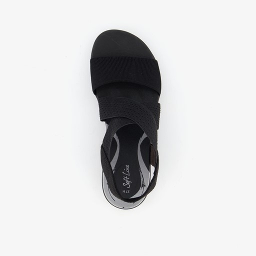 Dames sandalen zwart