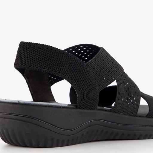 Dames sandalen zwart