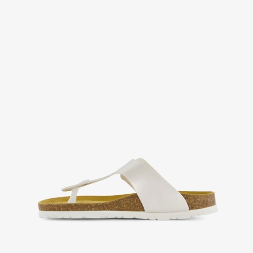 Dames teenslippers wit