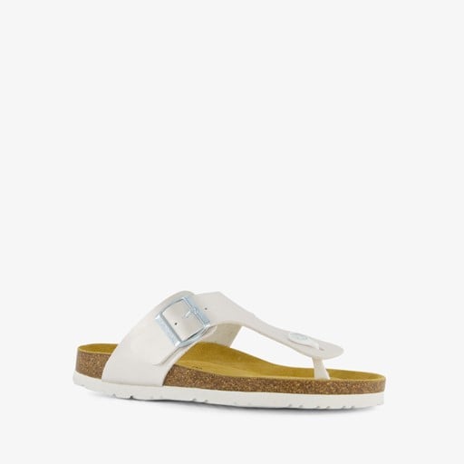 Dames teenslippers wit