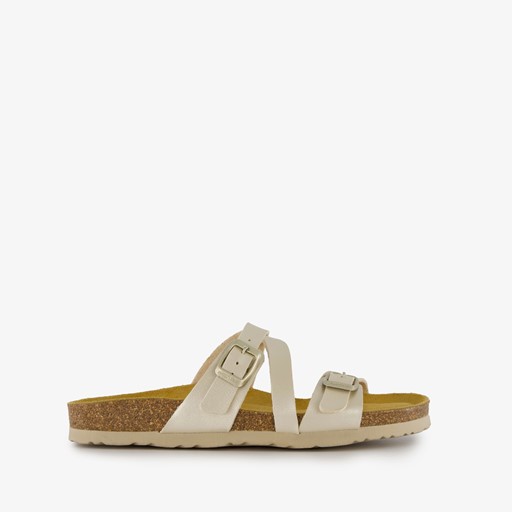 Dames bio slippers goud