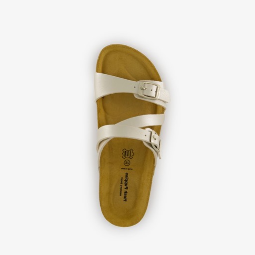 Dames bio slippers goud