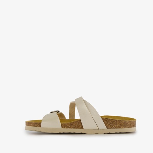 Dames bio slippers goud