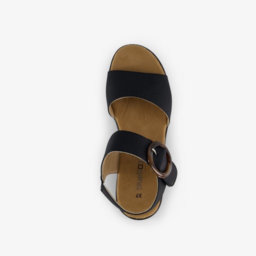 Dames sandalen zwart bruin