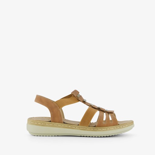 Dames sandalen cognac