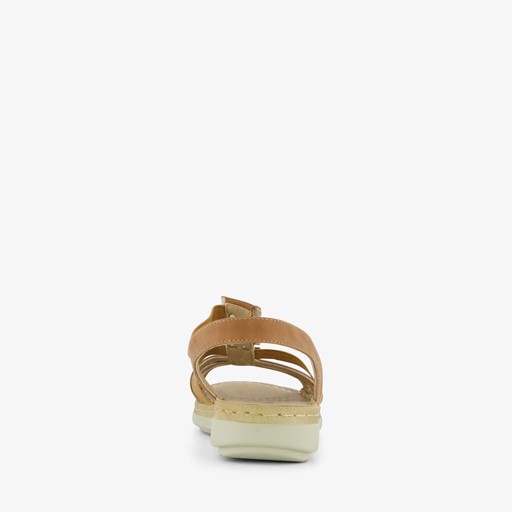 Dames sandalen cognac