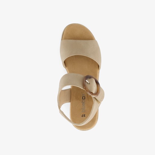 Dames sandalen beige bruin