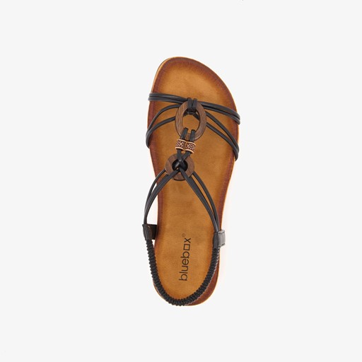 Dames sandalen zwart