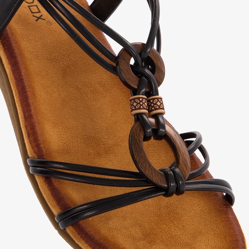 Dames sandalen zwart