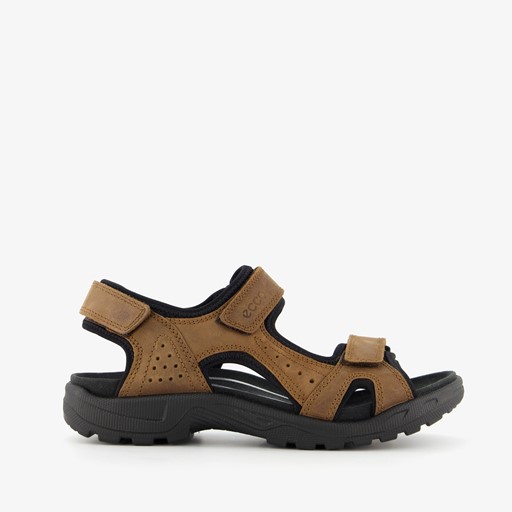 ECCO Onroads leren heren wandelsandalen bruin