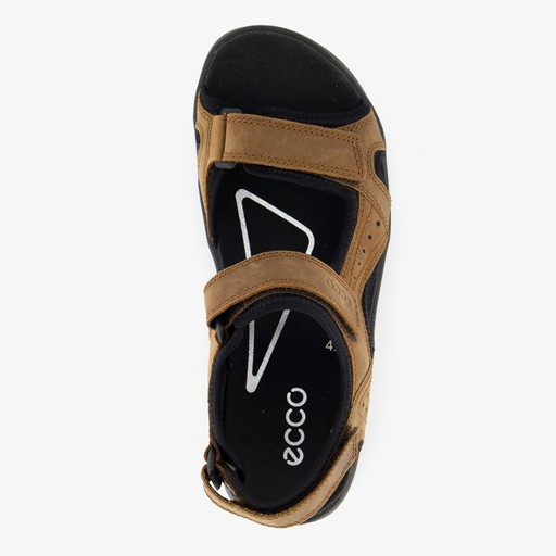 ECCO Onroads leren heren wandelsandalen bruin