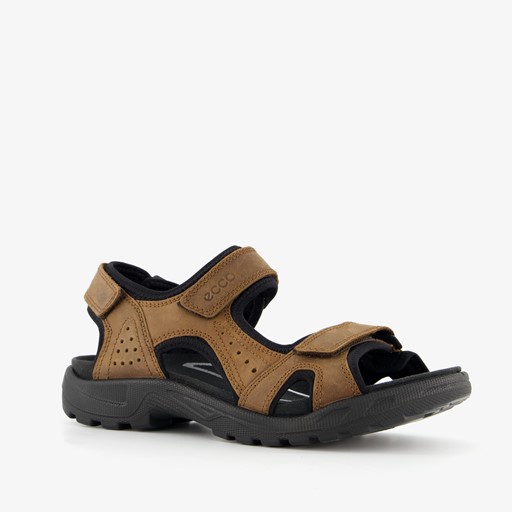 ECCO Onroads leren heren wandelsandalen bruin