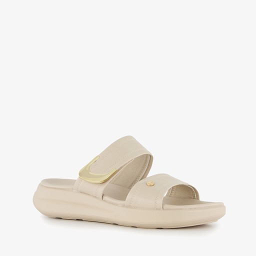 Dames slippers beige