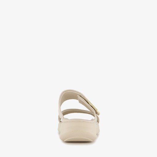 Dames slippers beige