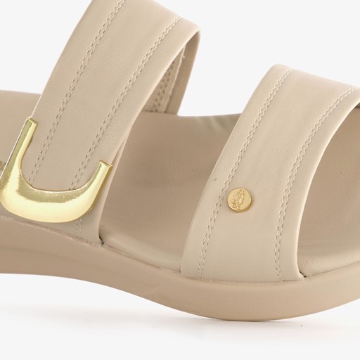 Dames slippers beige
