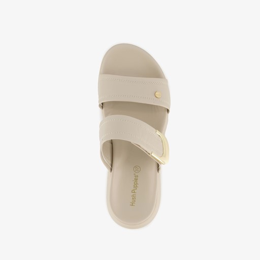 Dames slippers beige