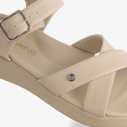 Dames sandalen beige