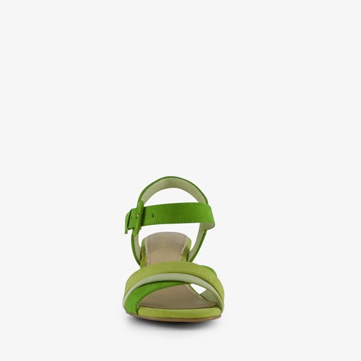 Dames sandalen met hak groen