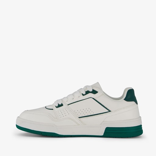 Heren sneakers wit groen