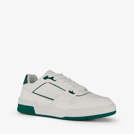 Heren sneakers wit groen