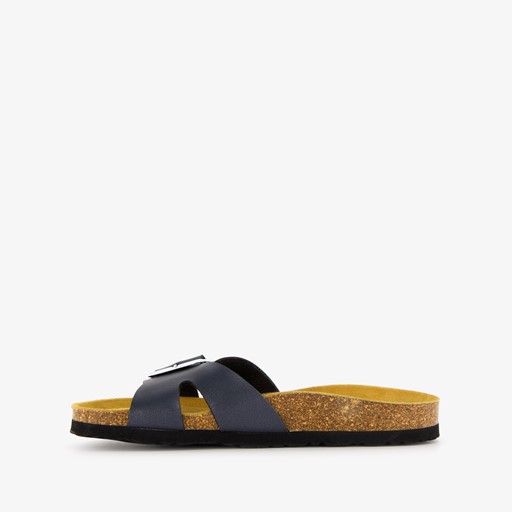 Dames bio slippers antraciet
