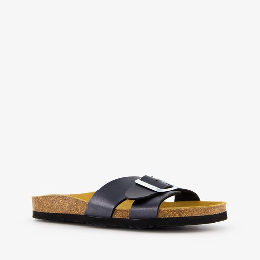 Dames bio slippers antraciet