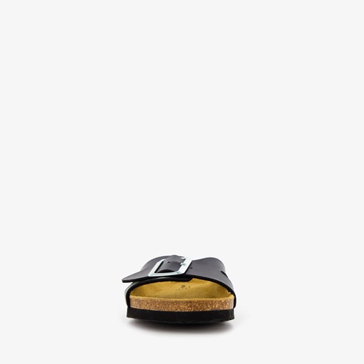 Dames bio slippers antraciet