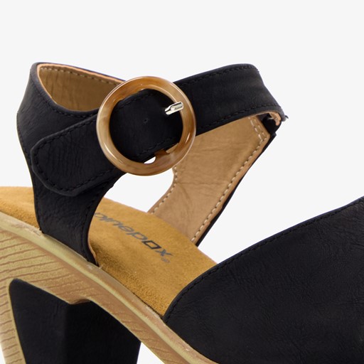 Dames sandalen zwart