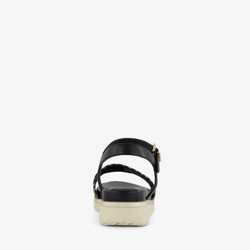 Dames sandalen met gouden details