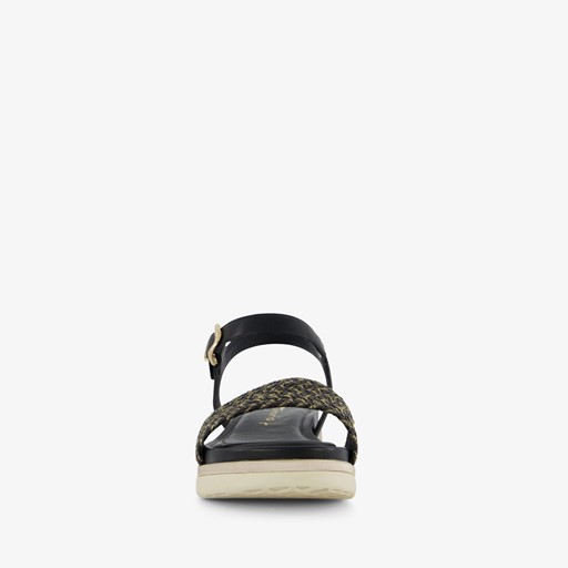 Dames sandalen met gouden details