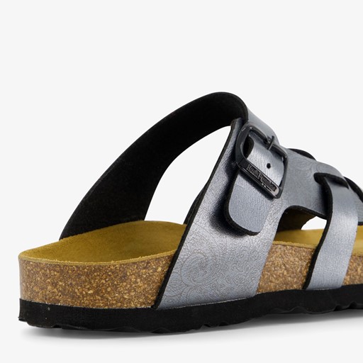 Dames bio slippers grijs