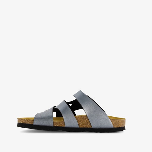 Dames bio slippers grijs