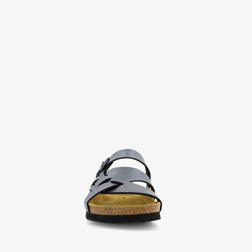 Dames bio slippers grijs