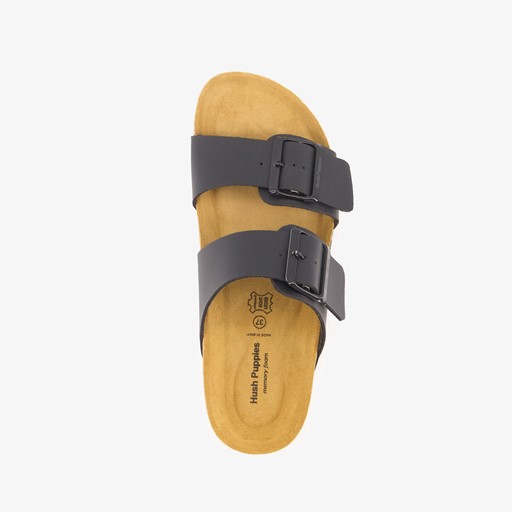 Dames bio slippers zwart