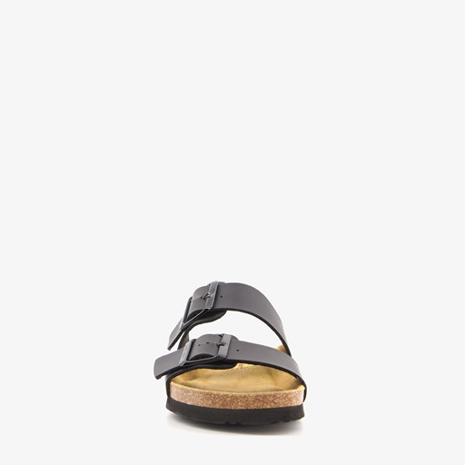 Dames bio slippers zwart