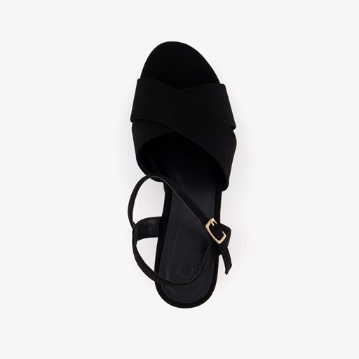 ONLY Shoes dames sandalen met hak zwart