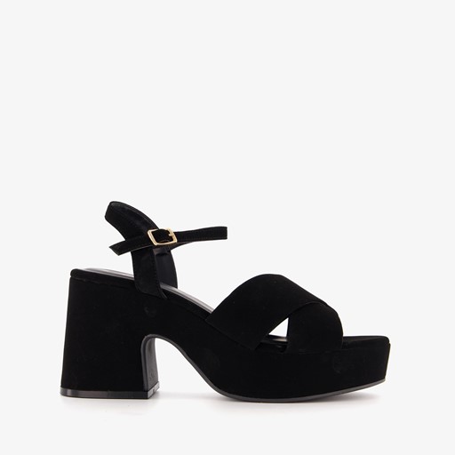 ONLY Shoes dames sandalen met hak zwart