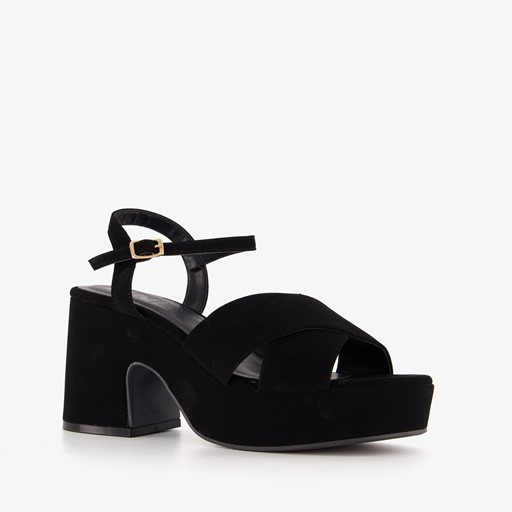 ONLY Shoes dames sandalen met hak zwart