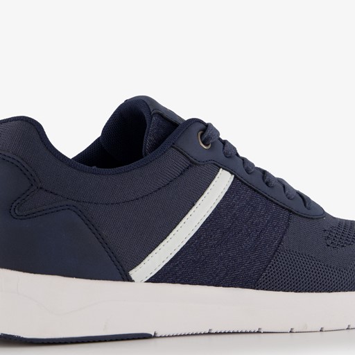Heren sneakers blauw wit
