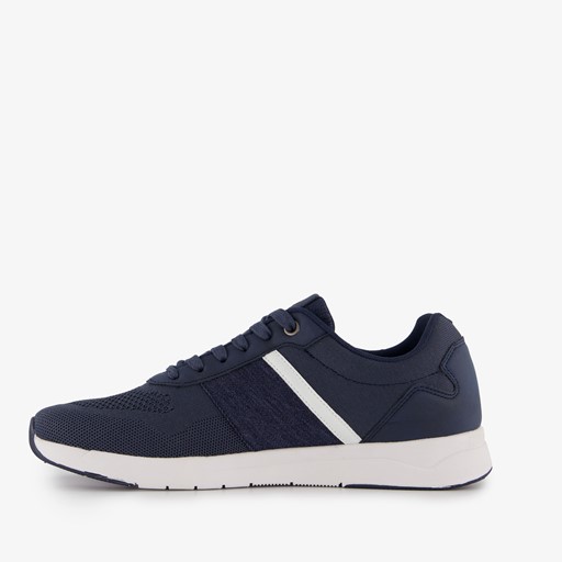 Heren sneakers blauw wit