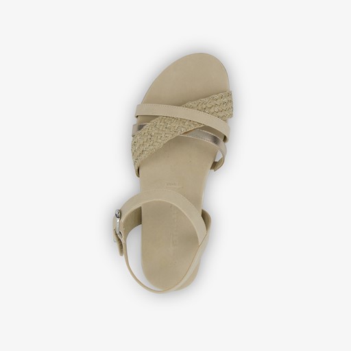 Dames sandalen beige